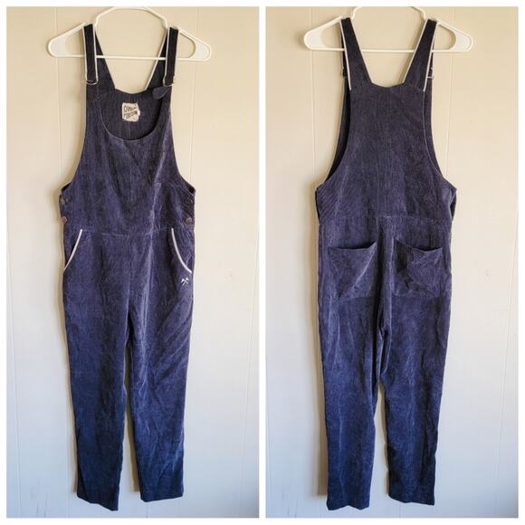 Camp Collection Pants - Camp Collection Scoopneck Corduroy Overall Jumpsuit